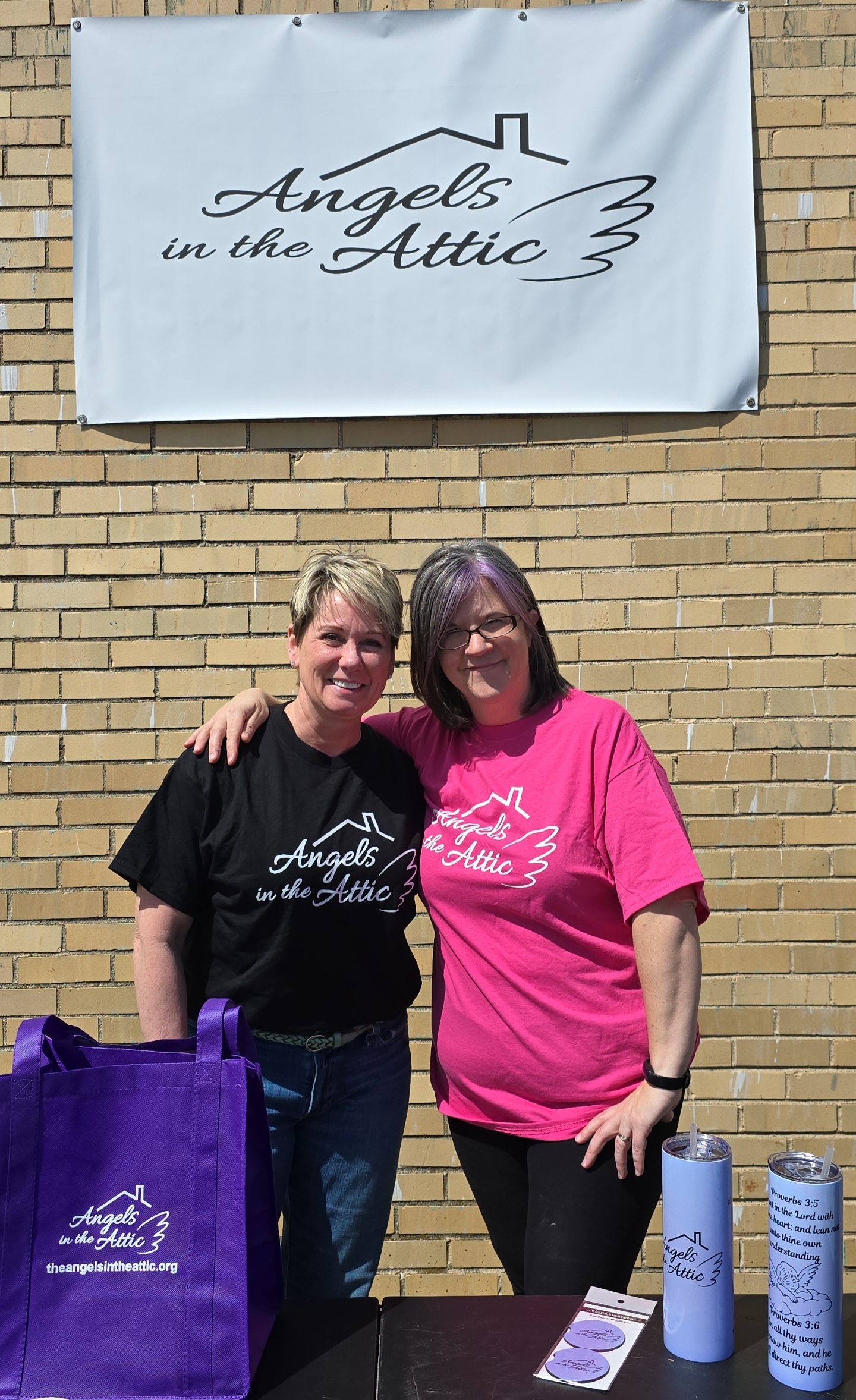 Angels in the Attic Volunteers and Merchandise